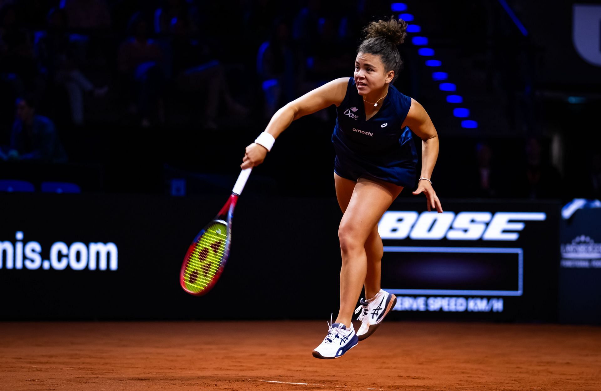 Jasmine Paolini at the Porsche Tennis Grand Prix 2025. (Photo: Getty)